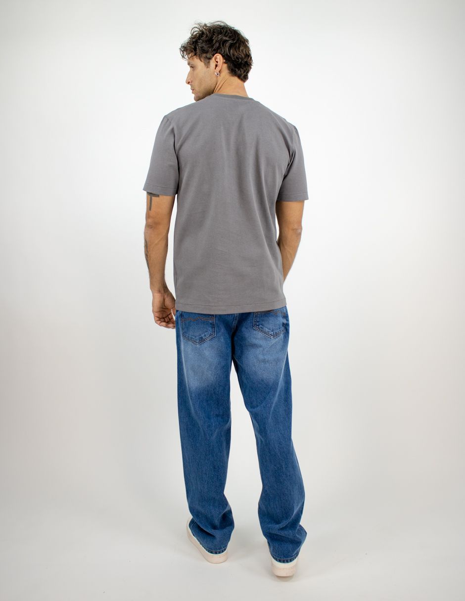 EXCLUSIVO SUBURBIA PFD01OXFORD Playera Furor Manga Corta Chifón Oversize Oxford