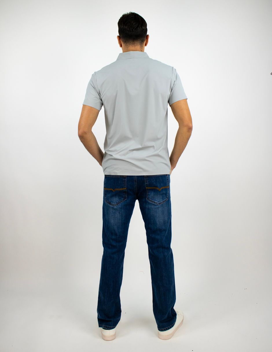 EXCLUSIVO BOUTIQUES T10404841 Playera Furor Polo Poliamida Azul Claro