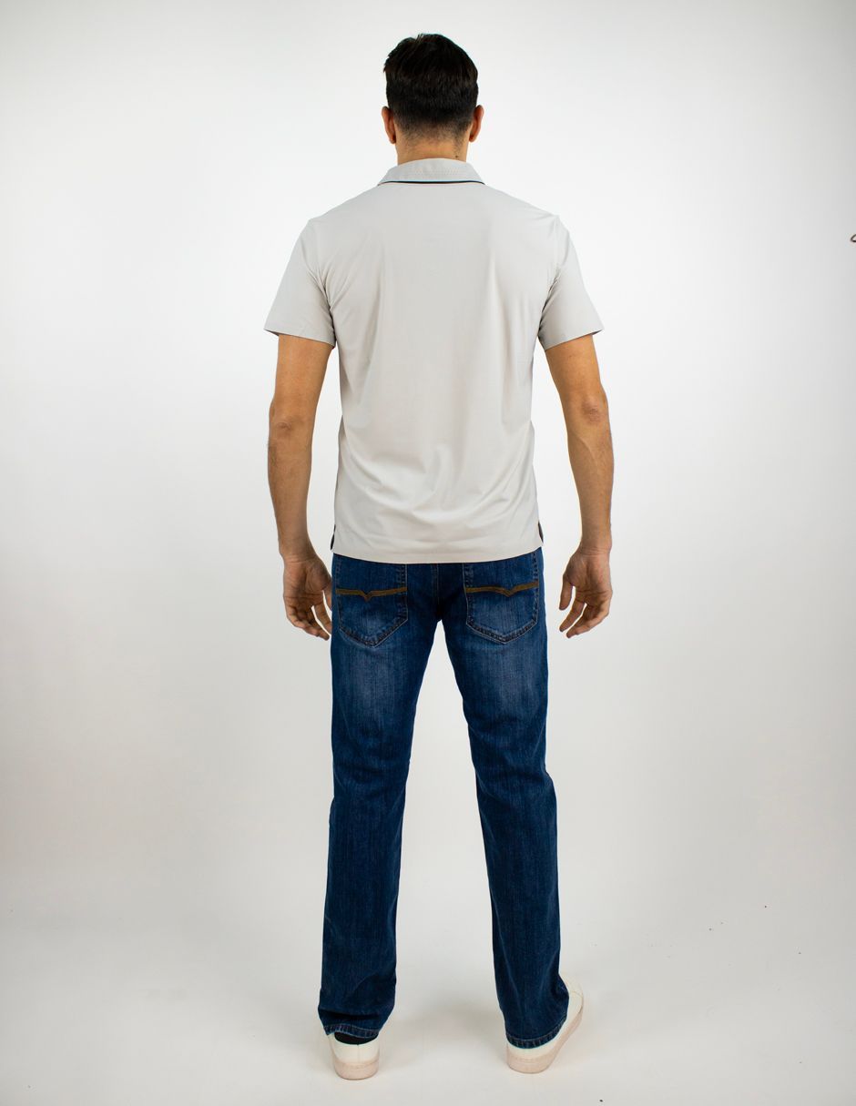 EXCLUSIVO BOUTIQUES T10404846 Playera Furor Polo Poliamida Crema