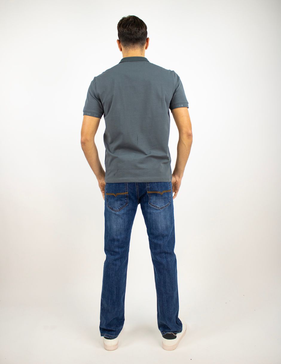 EXCLUSIVO BOUTIQUES T10404847 Playera Furor Polo Chifón Stretch Oxford