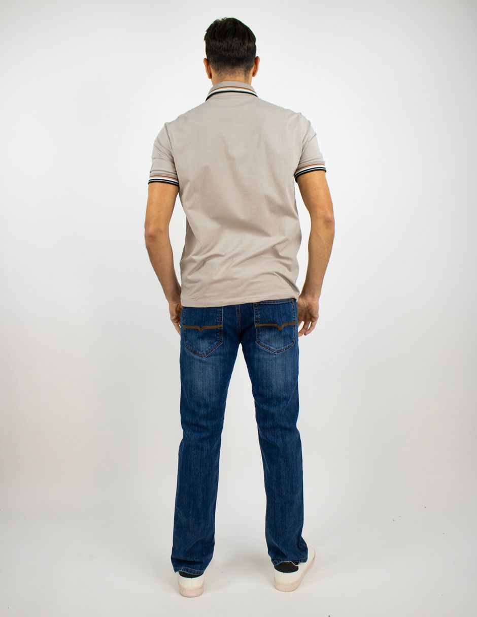 EXCLUSIVO BOUTIQUES T10404848 Playera Furor Polo Poliamida Beige