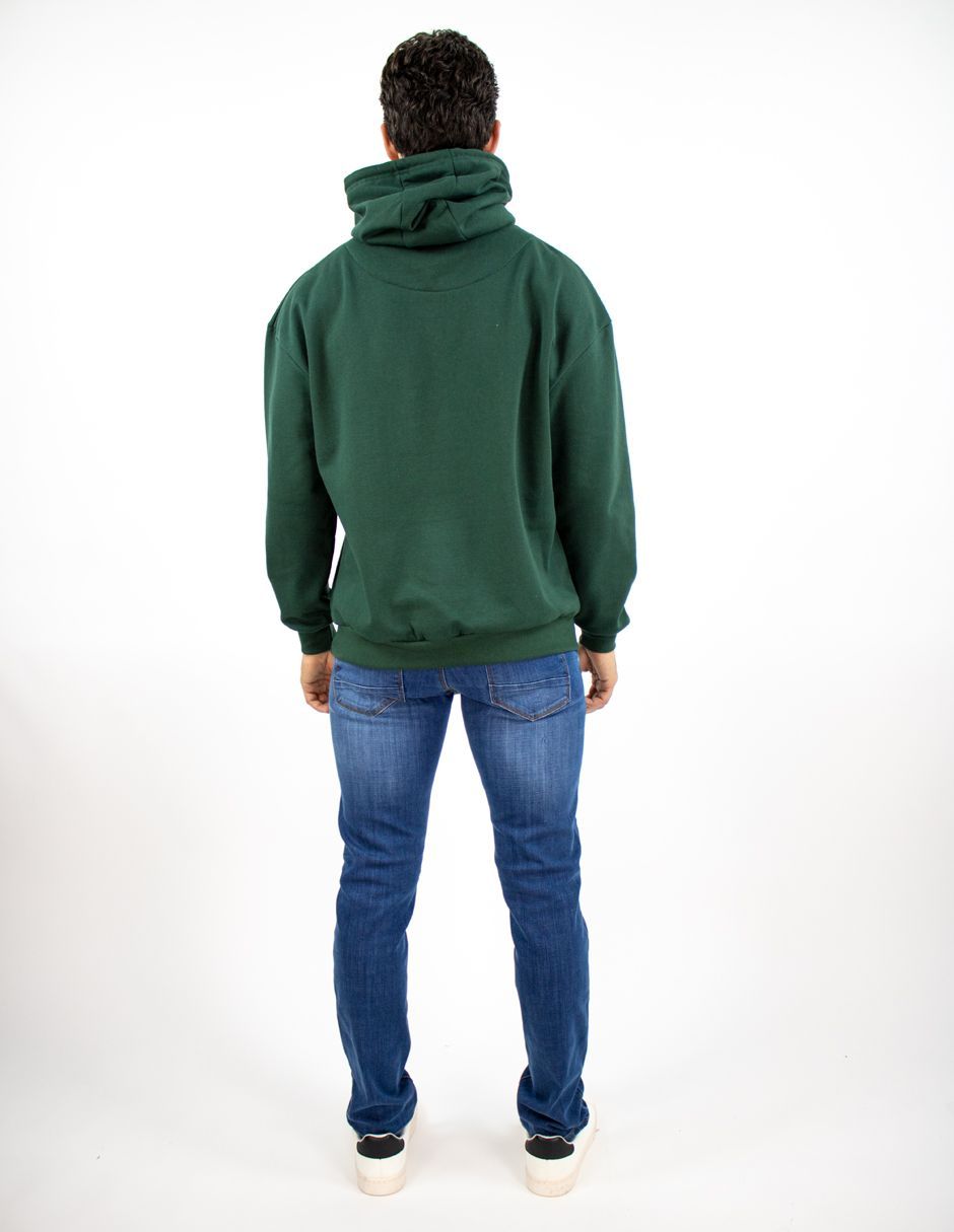 EXCLUSIVO SUBURBIA BRISTOL Sudadera Furor Hoodie Bolso Canguro Poliéster Algodón Verde