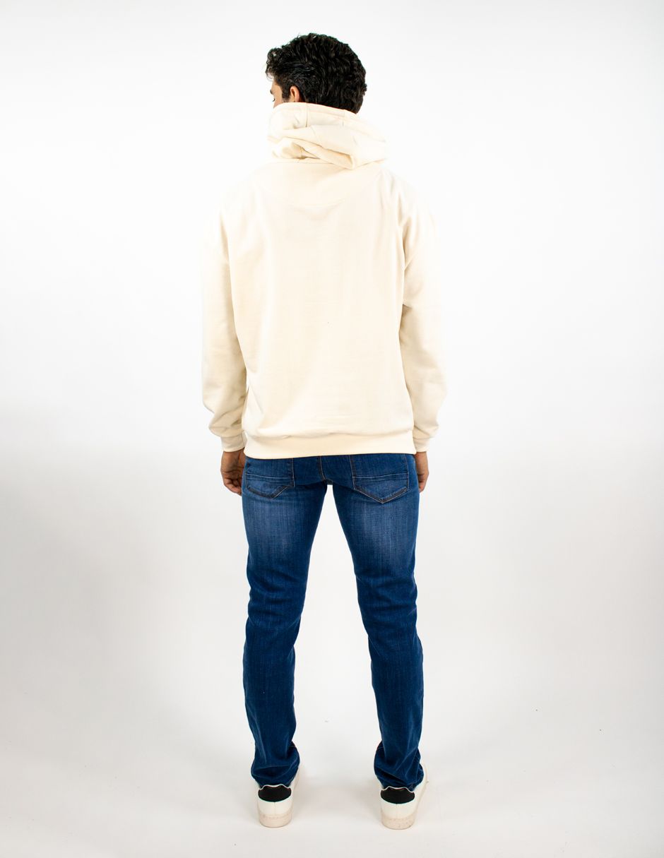 EXCLUSIVO SUBURBIA GALES Sudadera Furor Hoodie Bolso Canguro Poliéster Algodón Beige