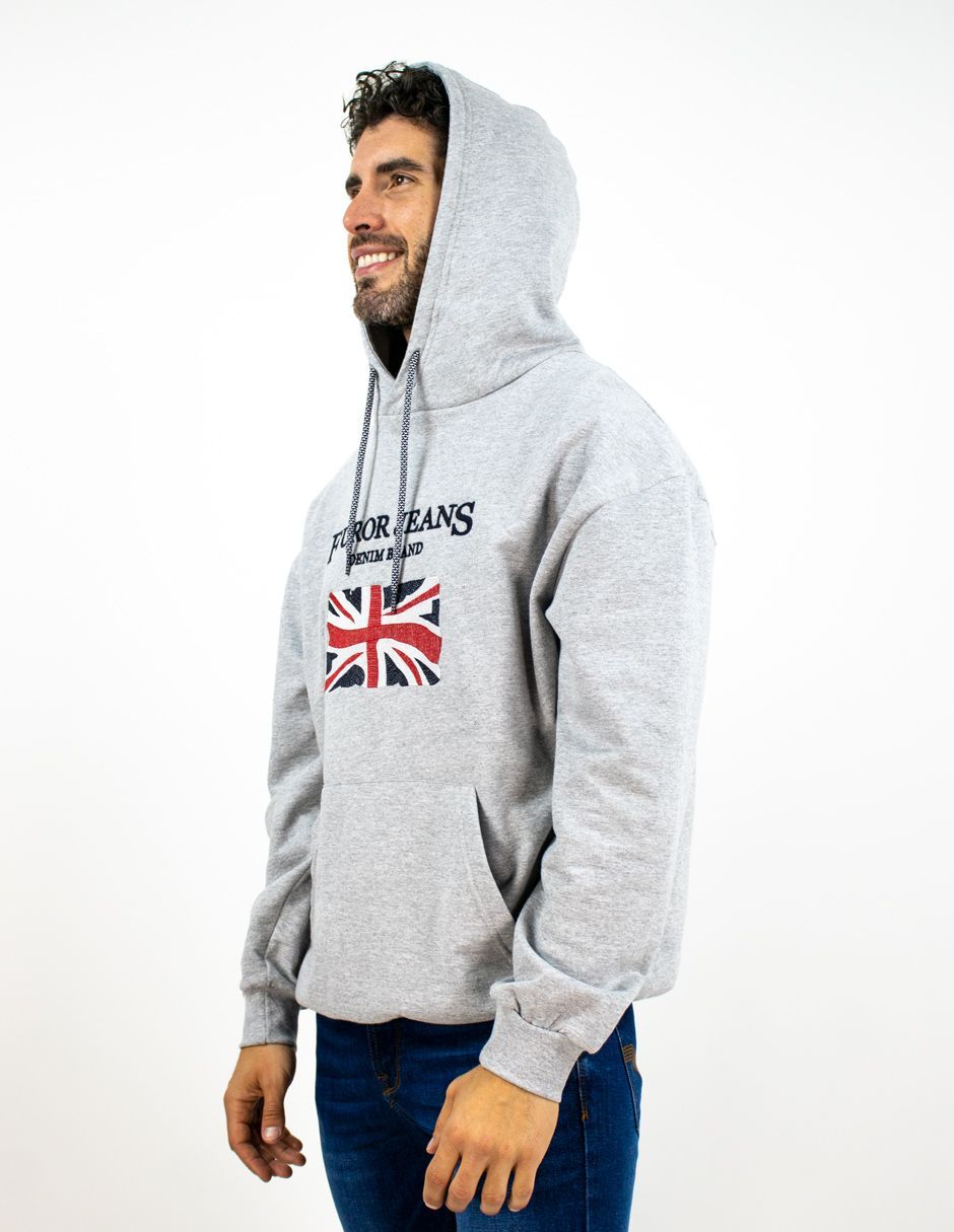 EXCLUSIVO SUBURBIA ROMAJASPE Sudadera Furor Hoodie Bolso Canguro Poliéster Algodón Jaspe