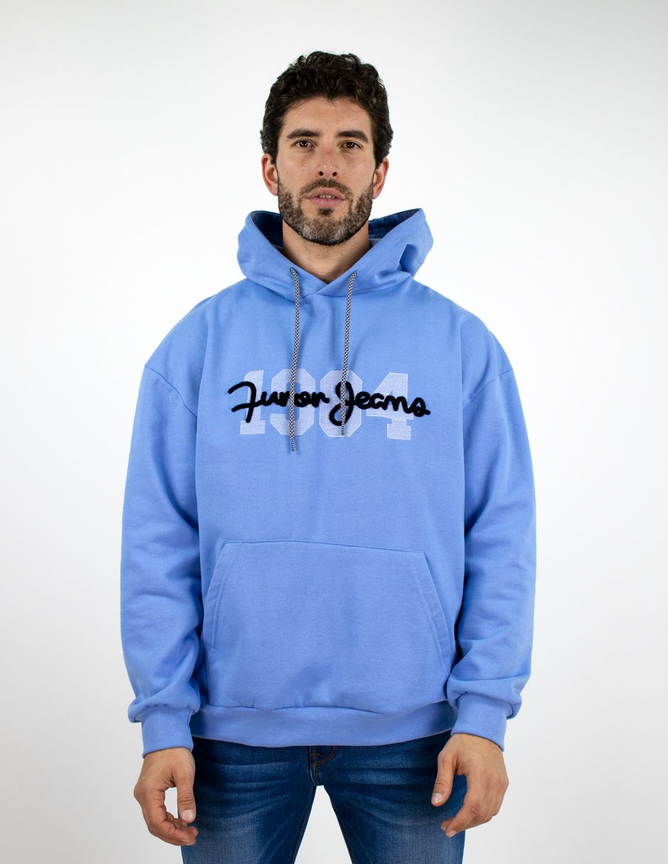 EXCLUSIVO SUBURBIA SDFUROR112505CIELO Sudadera Furor Hoodie Bolso Canguro Poliéster Algodón Cielo