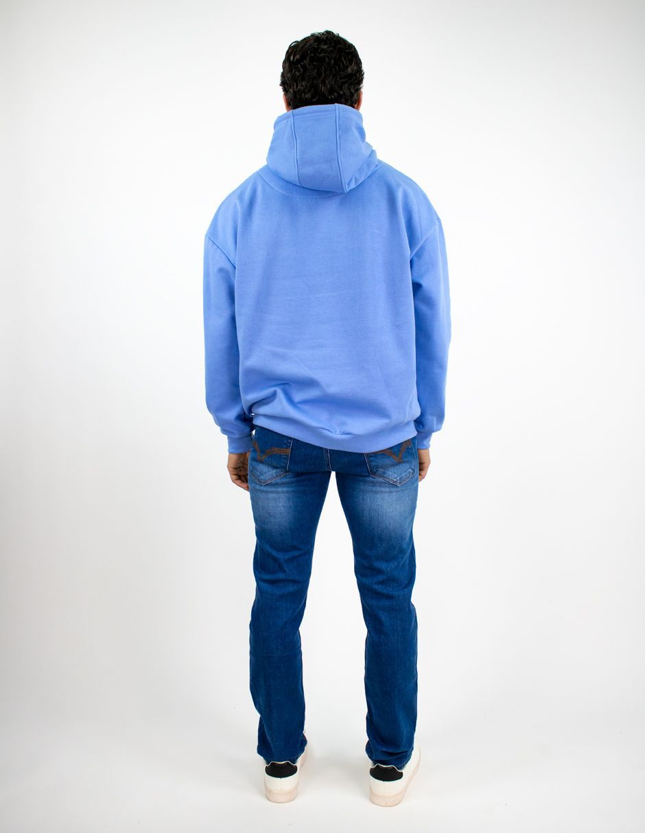 EXCLUSIVO SUBURBIA SDFUROR112505CIELO Sudadera Furor Hoodie Bolso Canguro Poliéster Algodón Cielo