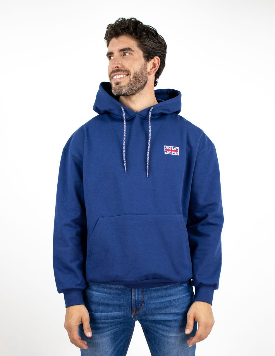 EXCLUSIVO SUBURBIA SDFUROR112503M Sudadera Furor Hoodie Bolso Canguro Poliéster Algodón Marino