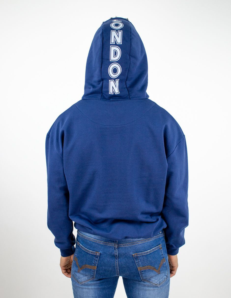 EXCLUSIVO SUBURBIA SDFUROR112503M Sudadera Furor Hoodie Bolso Canguro Poliéster Algodón Marino