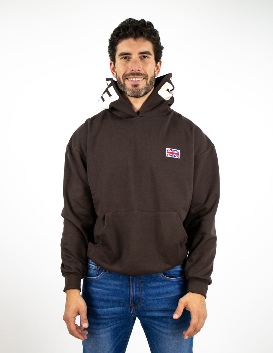 EXCLUSIVO SUBURBIA SDFUROR112504V Sudadera Furor Hoodie Bolso Canguro Poliéster Algodón Vino