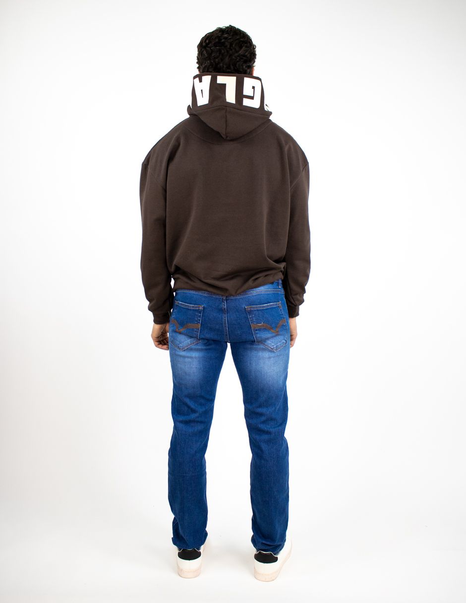 EXCLUSIVO SUBURBIA SDFUROR112504V Sudadera Furor Hoodie Bolso Canguro Poliéster Algodón Vino