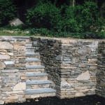 Stone layered stairs - Masonry Work in Crest Drive White Plains, NY