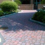 Red and Gray Bricks Left Side View - Paving Work in Crest Drive White Plains, NY