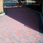 Red and Gray Bricks Right Side View - Paving Work in Crest Drive White Plains, NY