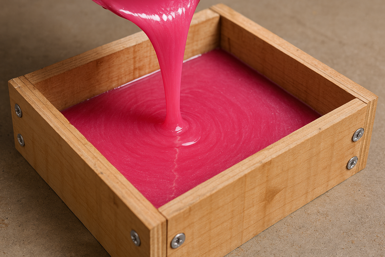 Picture of a resin in a lab setting