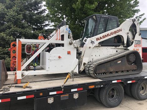 Towing Construction Vehicle — Cedar Falls, IA — Rasmusson Towing