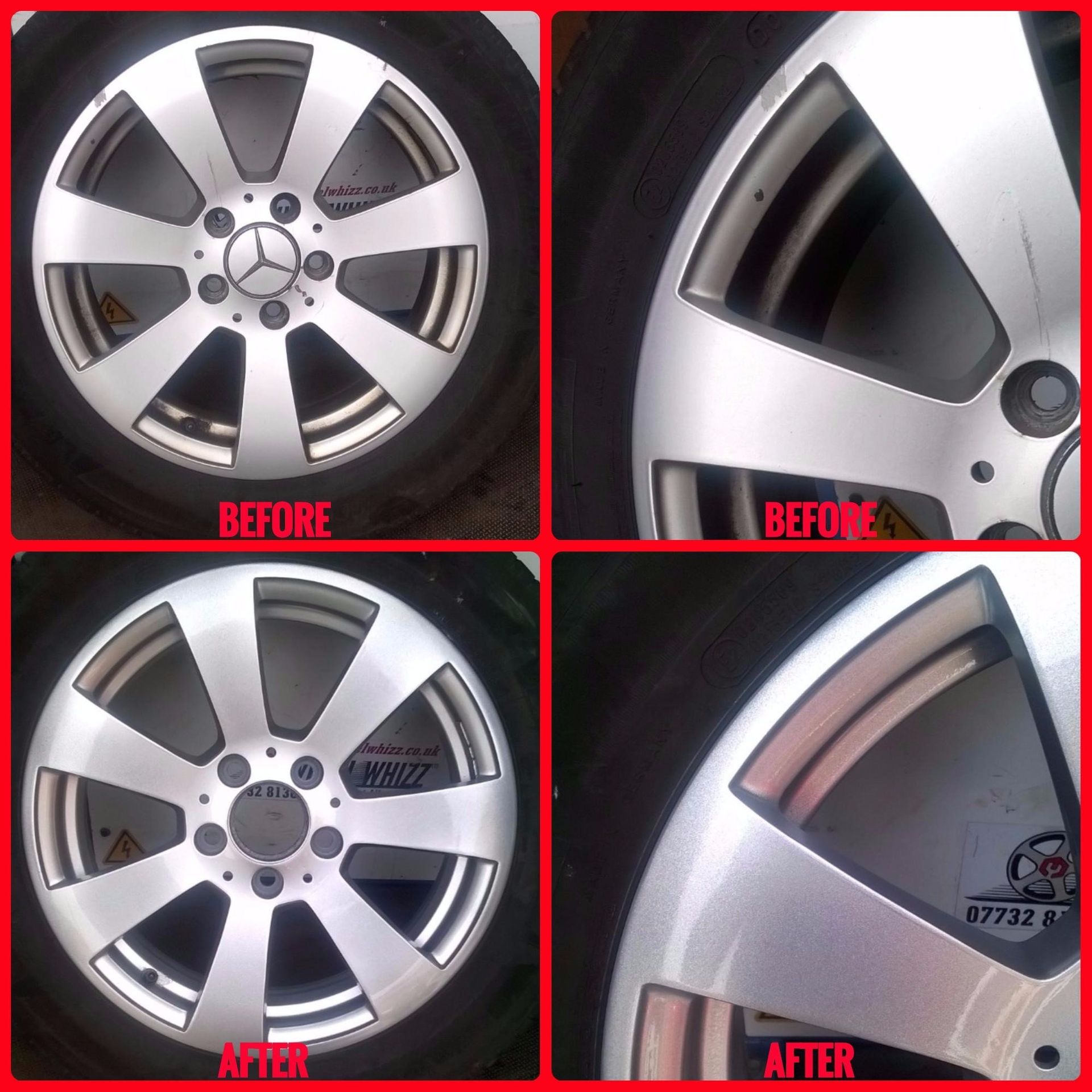 Mercedes Before and After