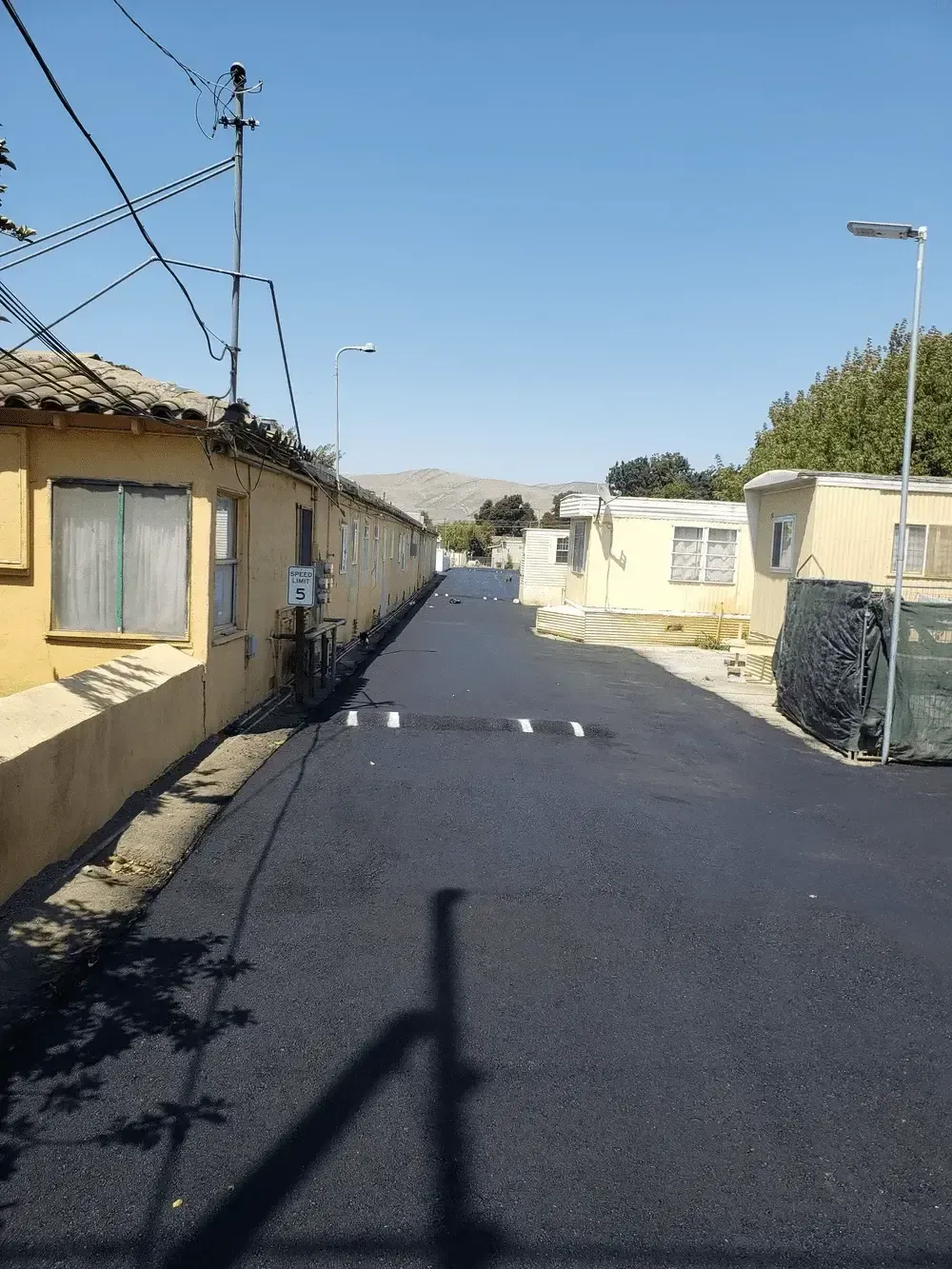 A street with a lot of houses on it