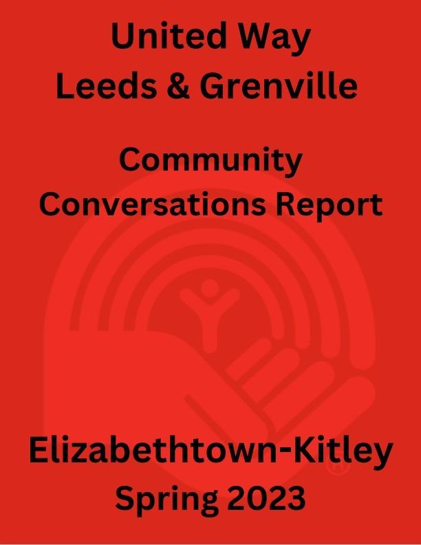 United way leeds and grenville community conversations report elizabethtown-kitley spring 2023