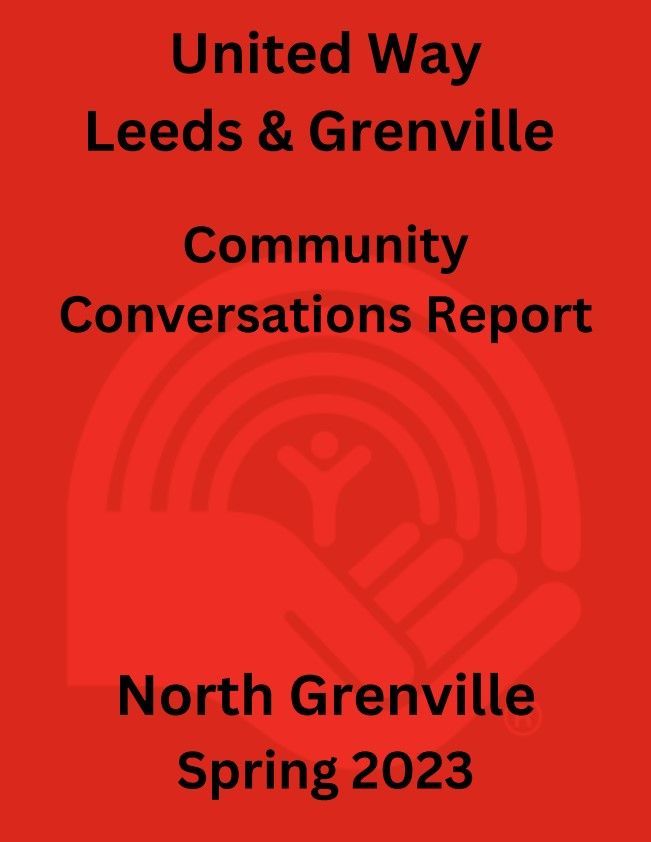 United way leeds and grenville community conversations report north grenville spring 2023