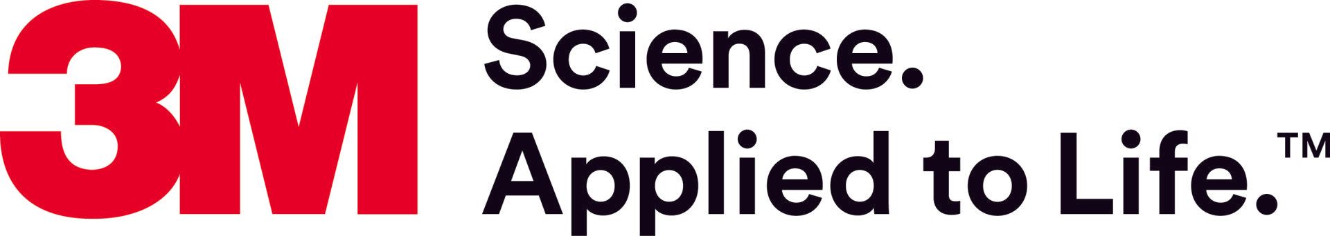 A 3m logo that says science applied to life