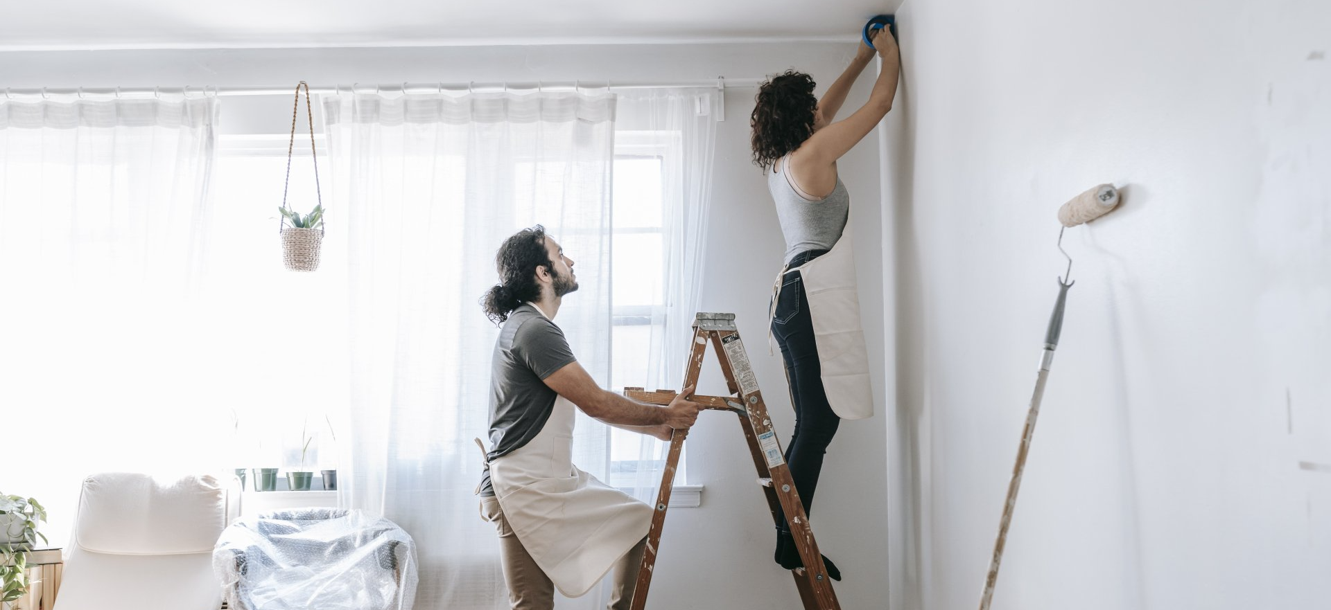 New home owners do home maintenance