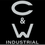 c&w Industrial black and gray logo