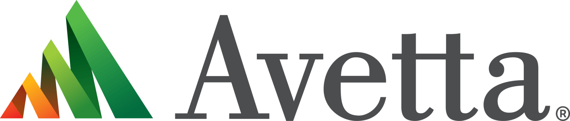 a logo for avetta with a green triangle in the middle