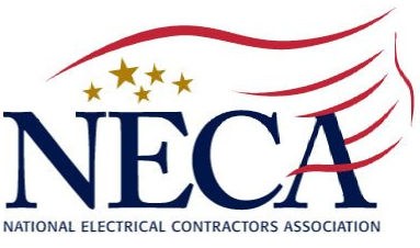 the logo for the national electrical contractors association