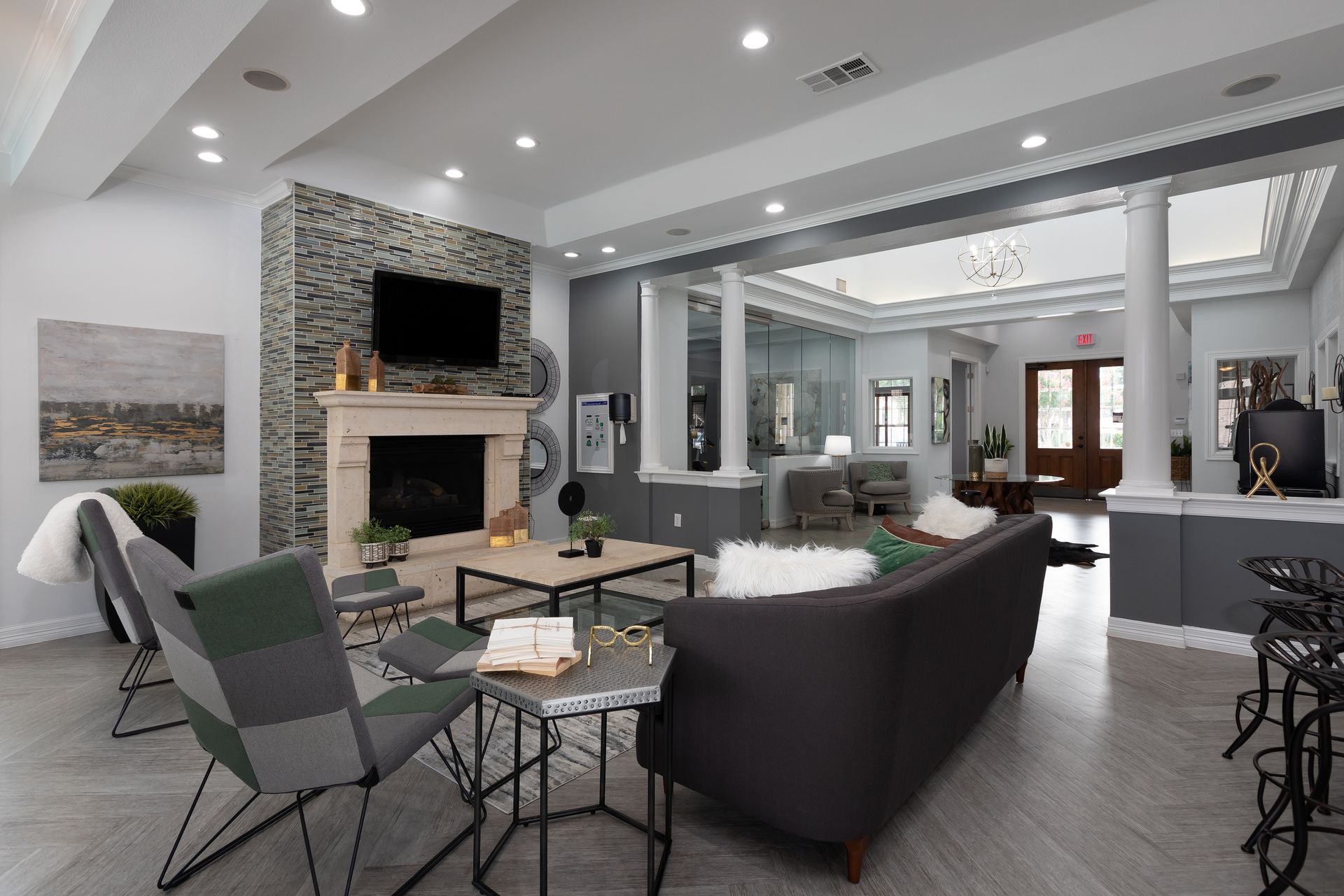 Clubhouse at Ranch at Hudson Xing in McKinney, TX.