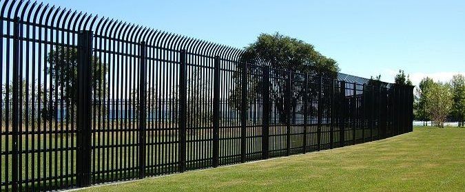 Sturdy Looking Black Fences — Stockton, CA  — Stockton Fence & Material