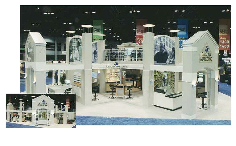Sample of convention booth exhibit display design.
