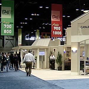 Sample of a convention booth exhibit design.