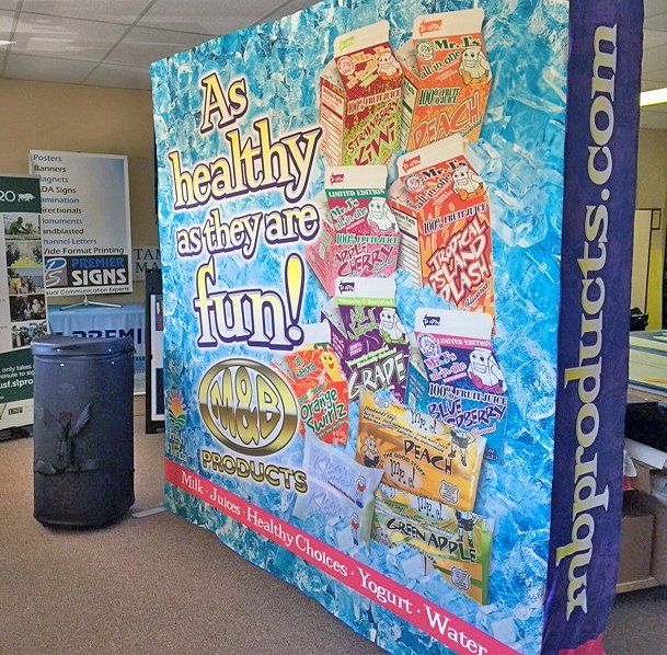 Sample of convention booth exhibit display design.