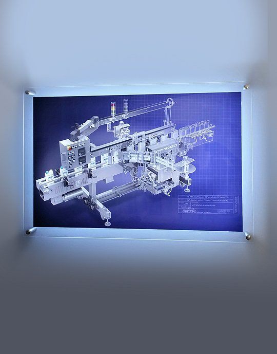 Sample of office lobby display.