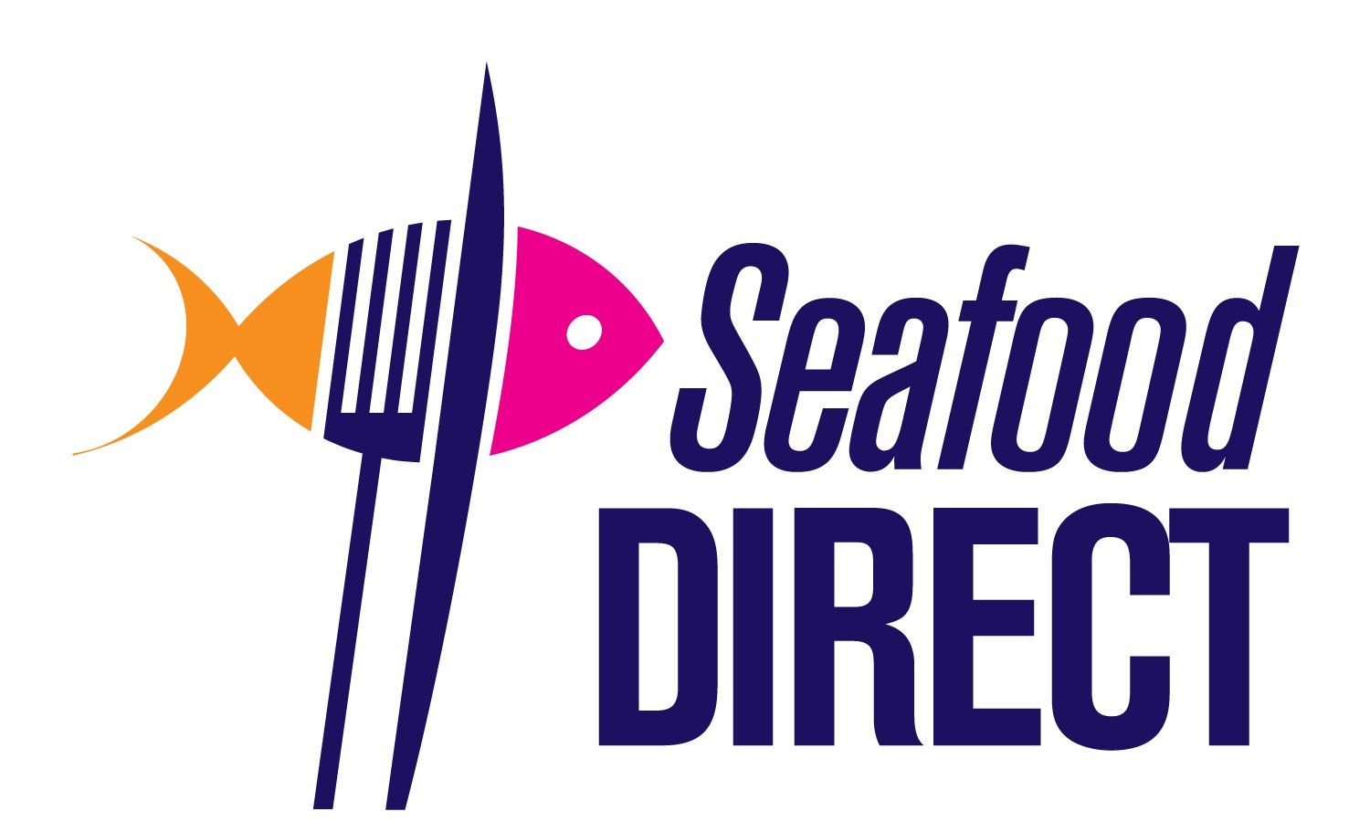 Sample of a logo design for a mobile seafood company service.