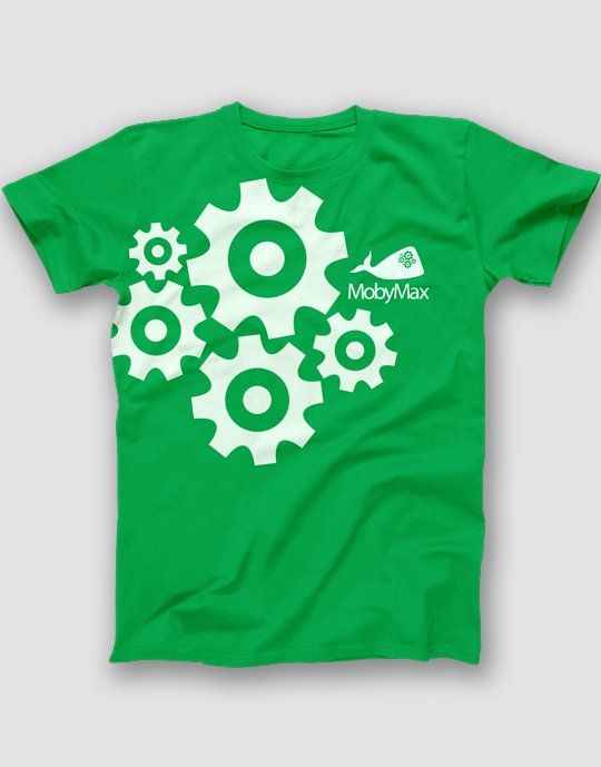 Sample of t-shirt design for a children's education support program.