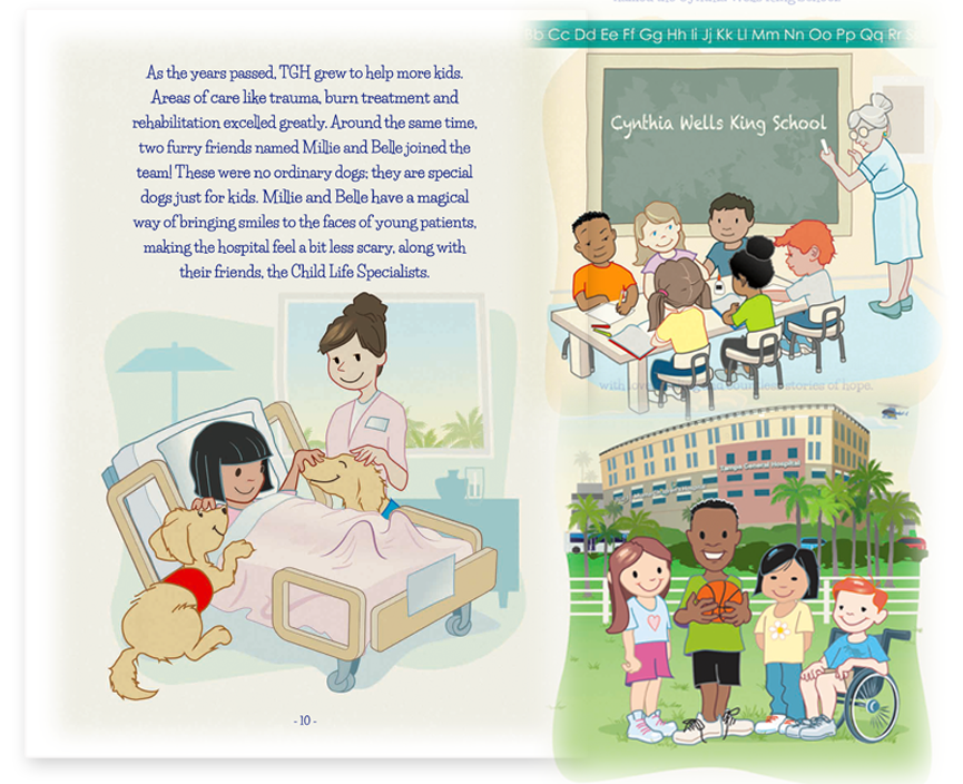 Children's book sample.