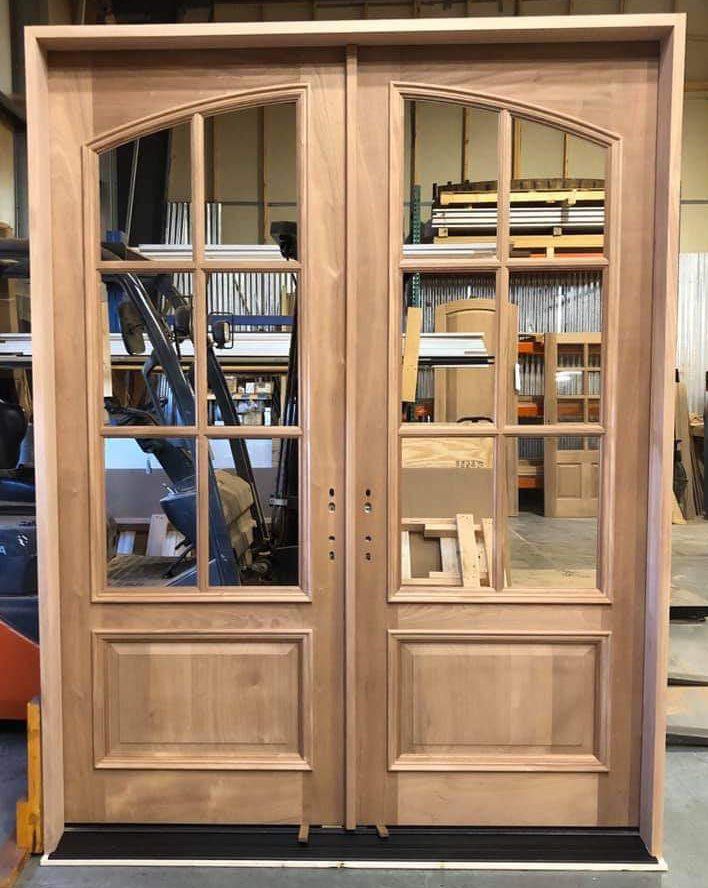 8 lite Sapele Mahogany double door