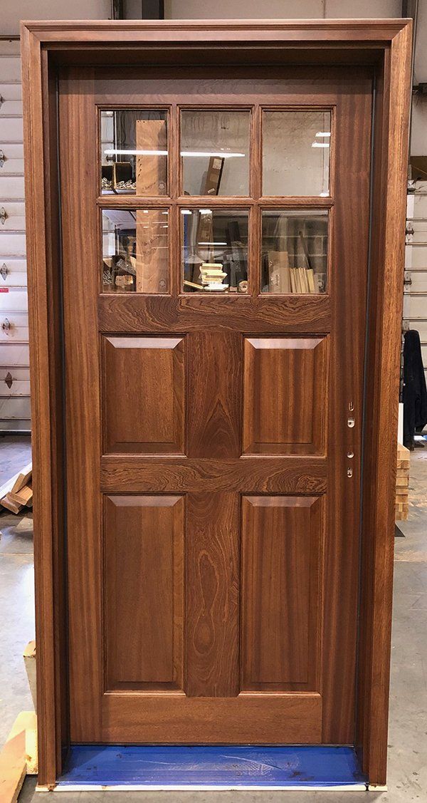 4 panel door with 6 Lites