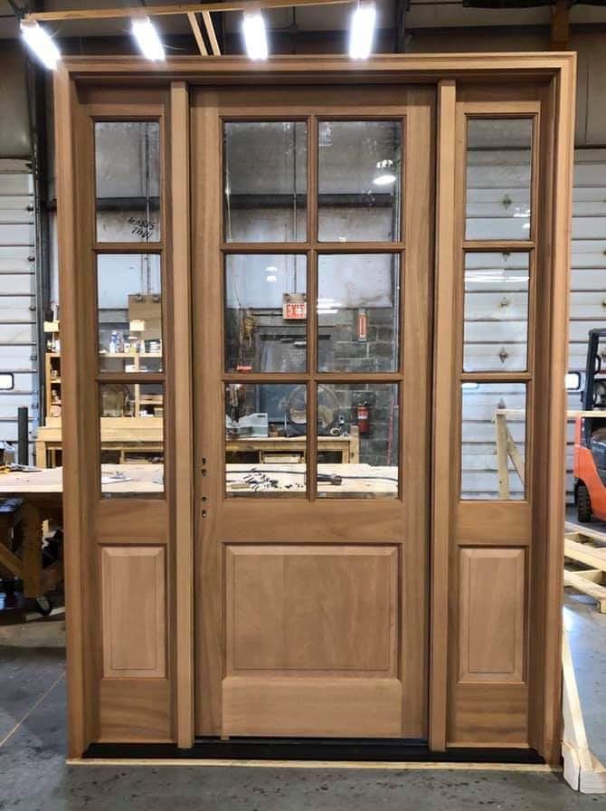 8 light TDL 8 foot door and sidelites