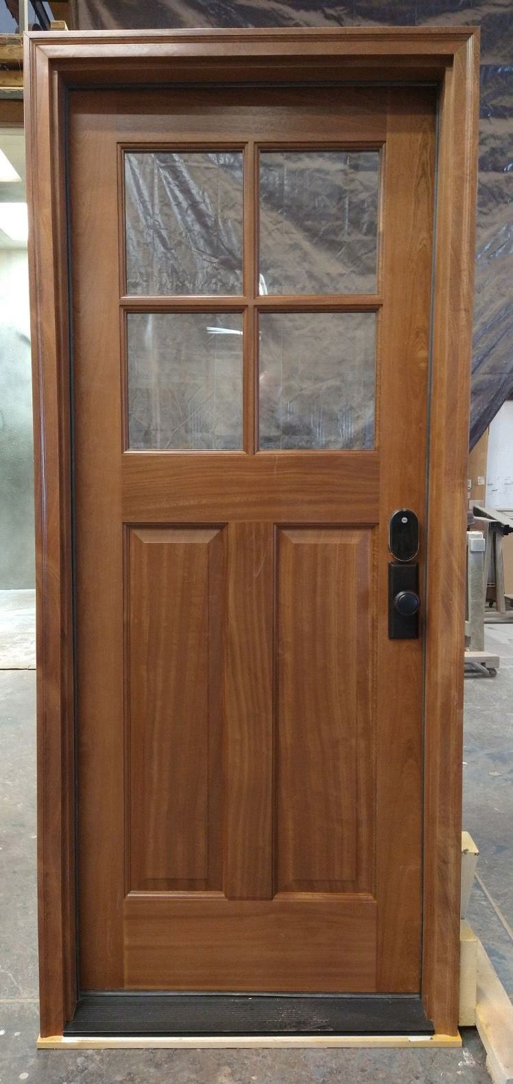 Baker #28018 Mahogany door Finished in honey