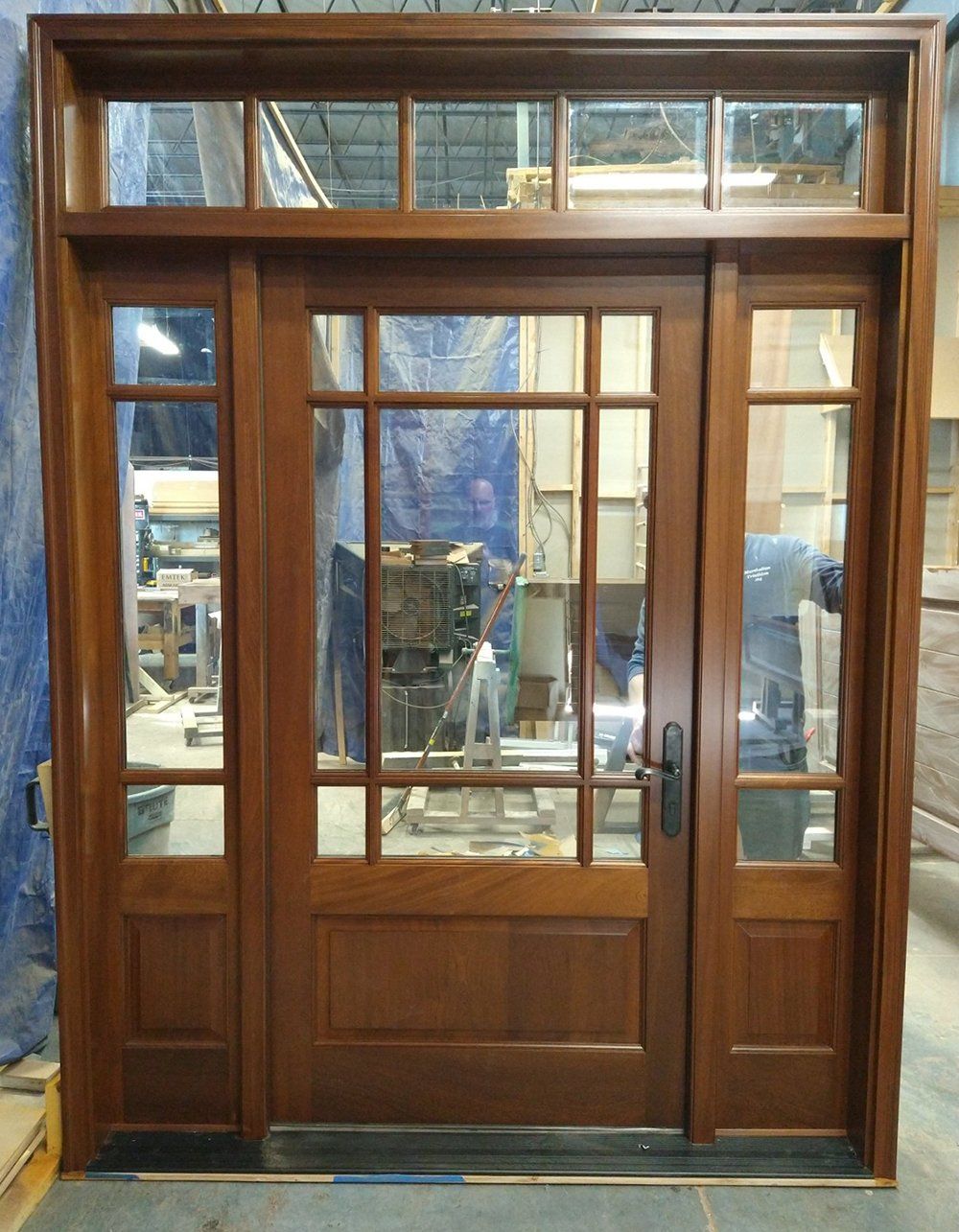 Cannavo Mahogany Door finished in Saddle