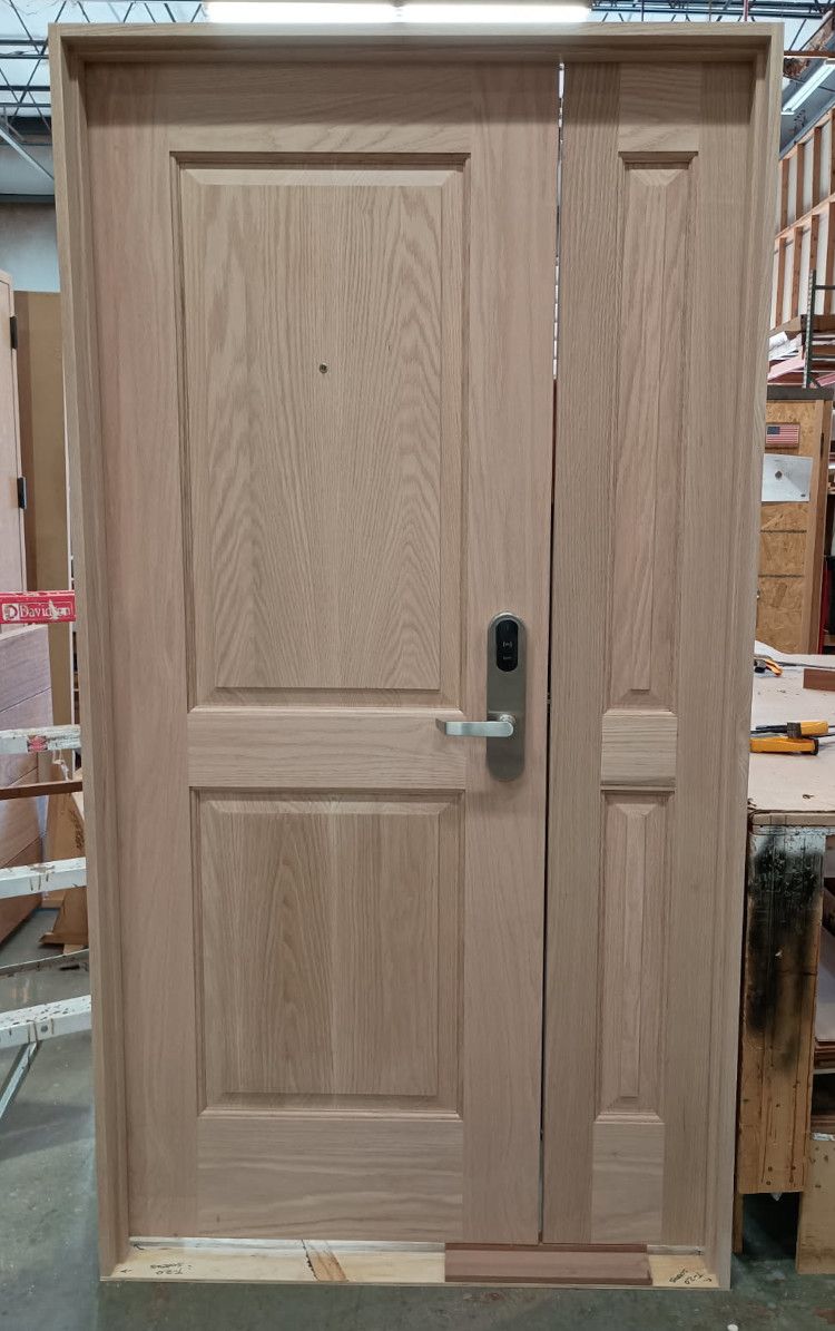 Corbett #29141
Red Oak interior double door unit
Customer supplied lock
Fairfax, VA