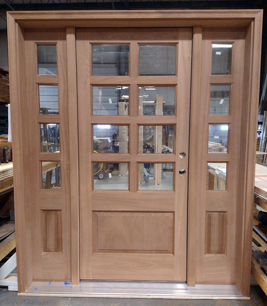 Mahogany Bellingham door unit