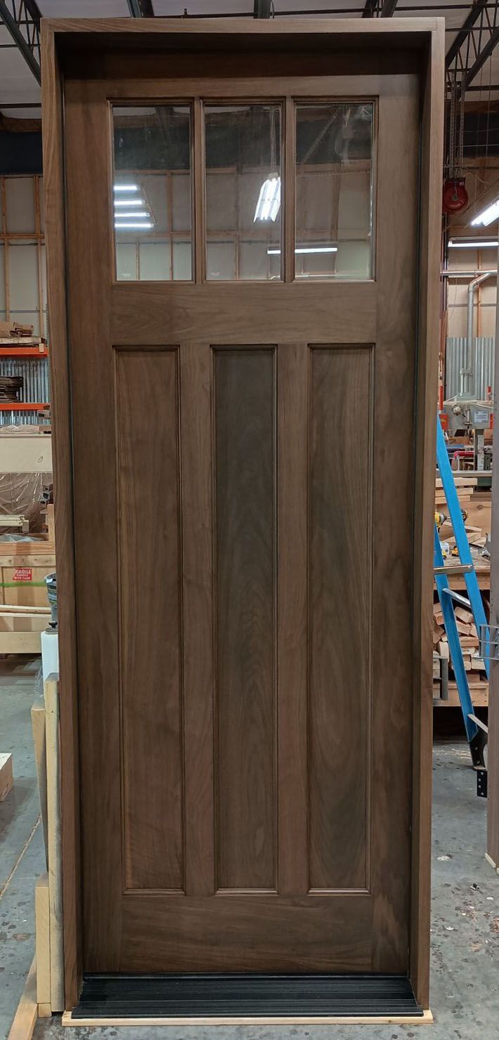 Kendrick #28426
Walnut single door 
Finished in custom color stain provided by customer