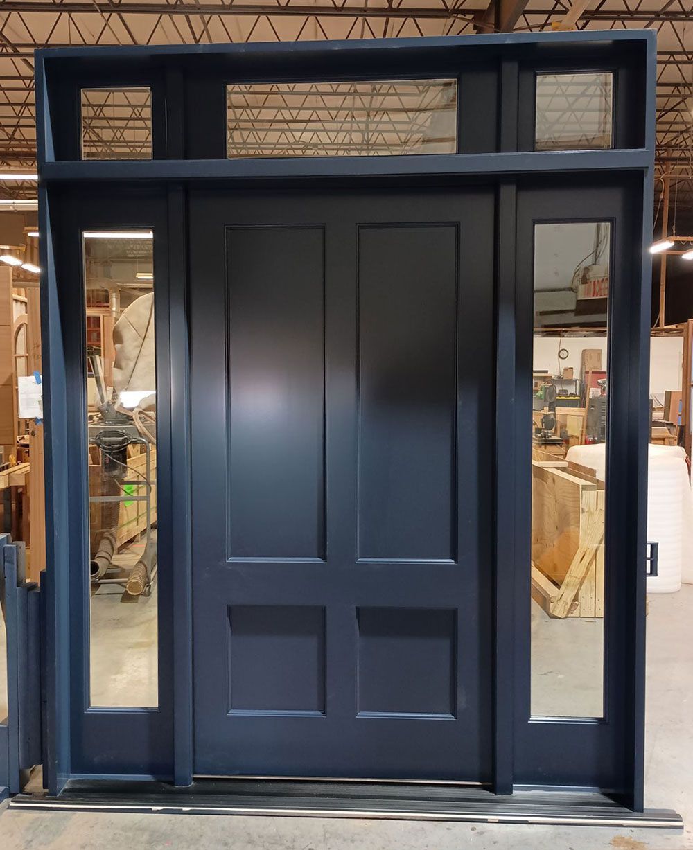 Partain #28570
Mahogany door painted SW Naval
Duxbury, MA