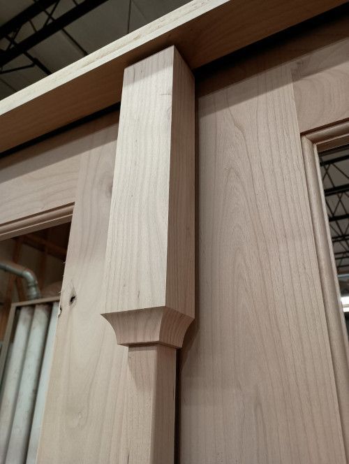 Tlg/Gaylord #29038
Knotty Alder (open for customer to install their glass)
Unfinished
Custom t-astragal & kick plate millwork
Rock Hill, SC