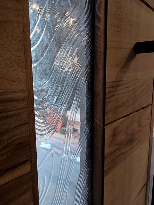 Baroque glass detail