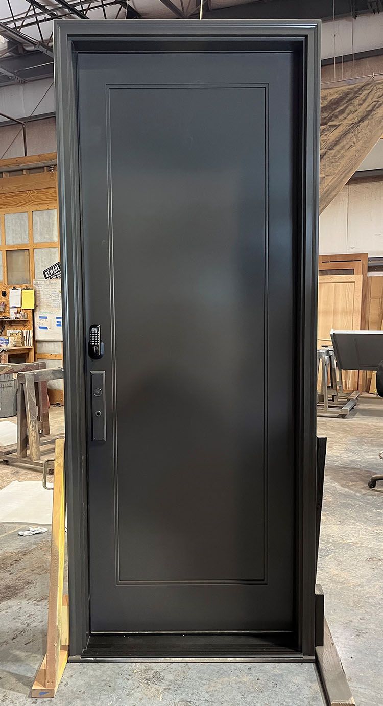 Dana #28410
Mahogany square top door
Painted BENJAMIN MOORE WILLOW CC-542