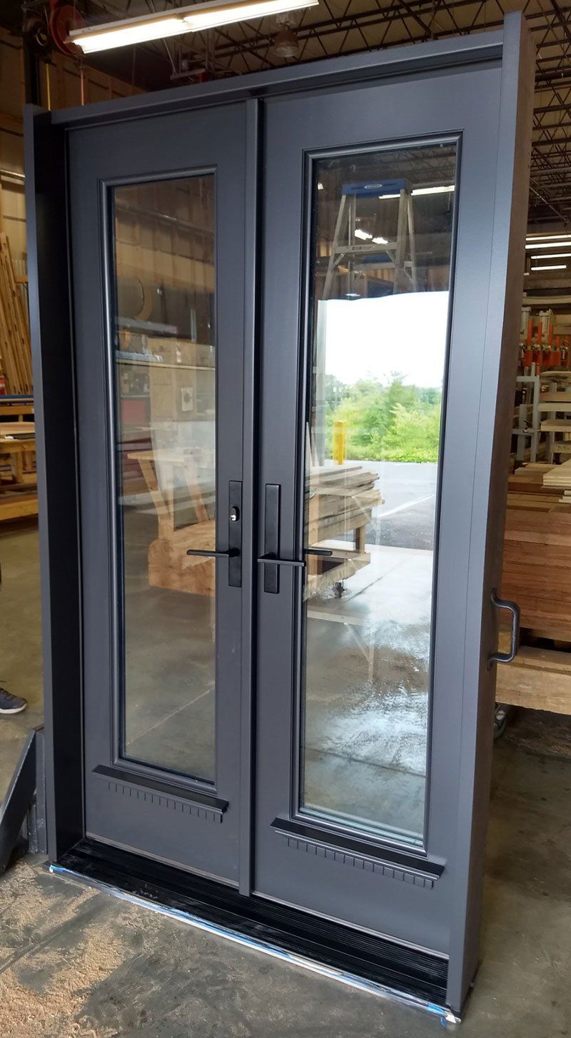 Full lite double doors